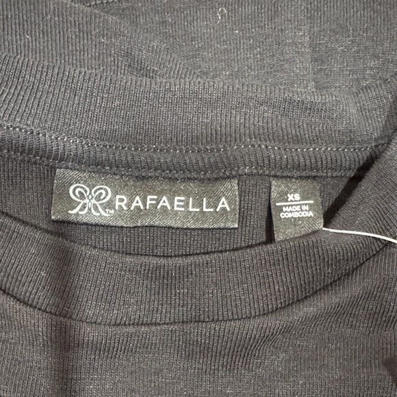 Rafaella Black Long Sleeve Top with Gold Details - Picture 5 of 5